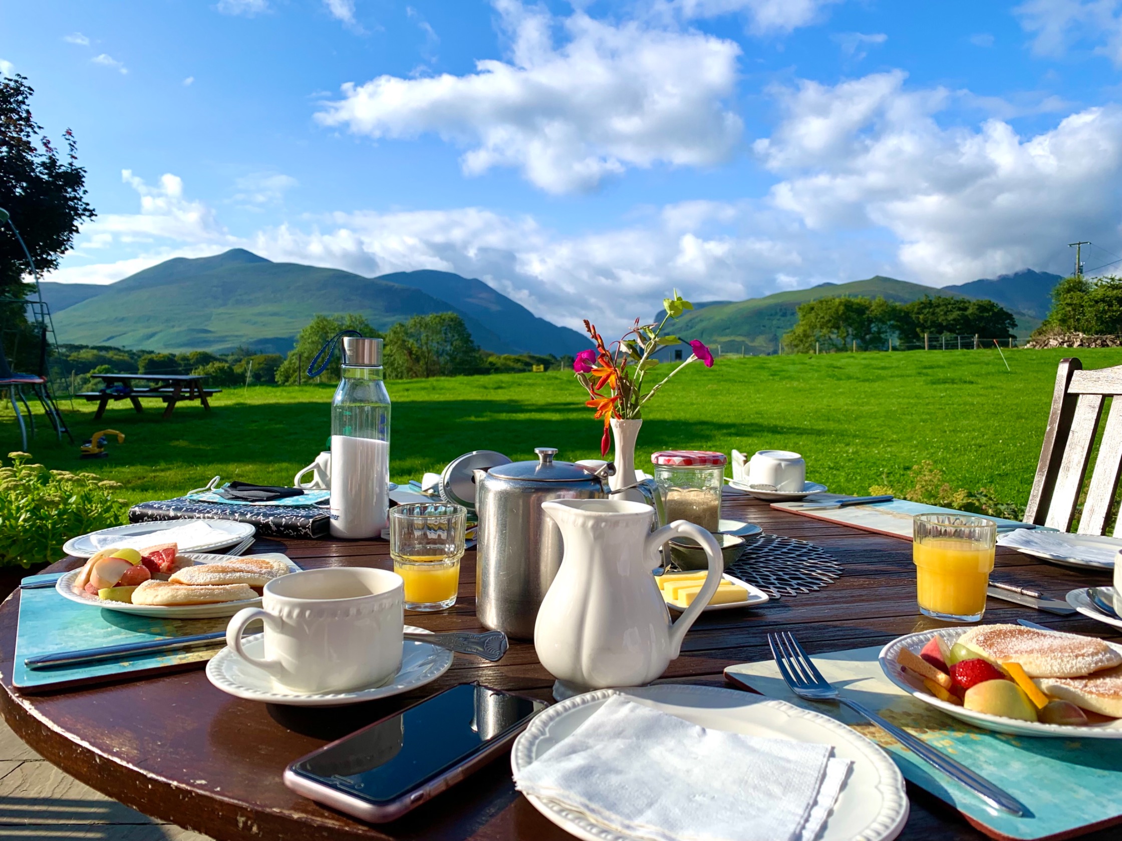 Frühstück mit Ausblick