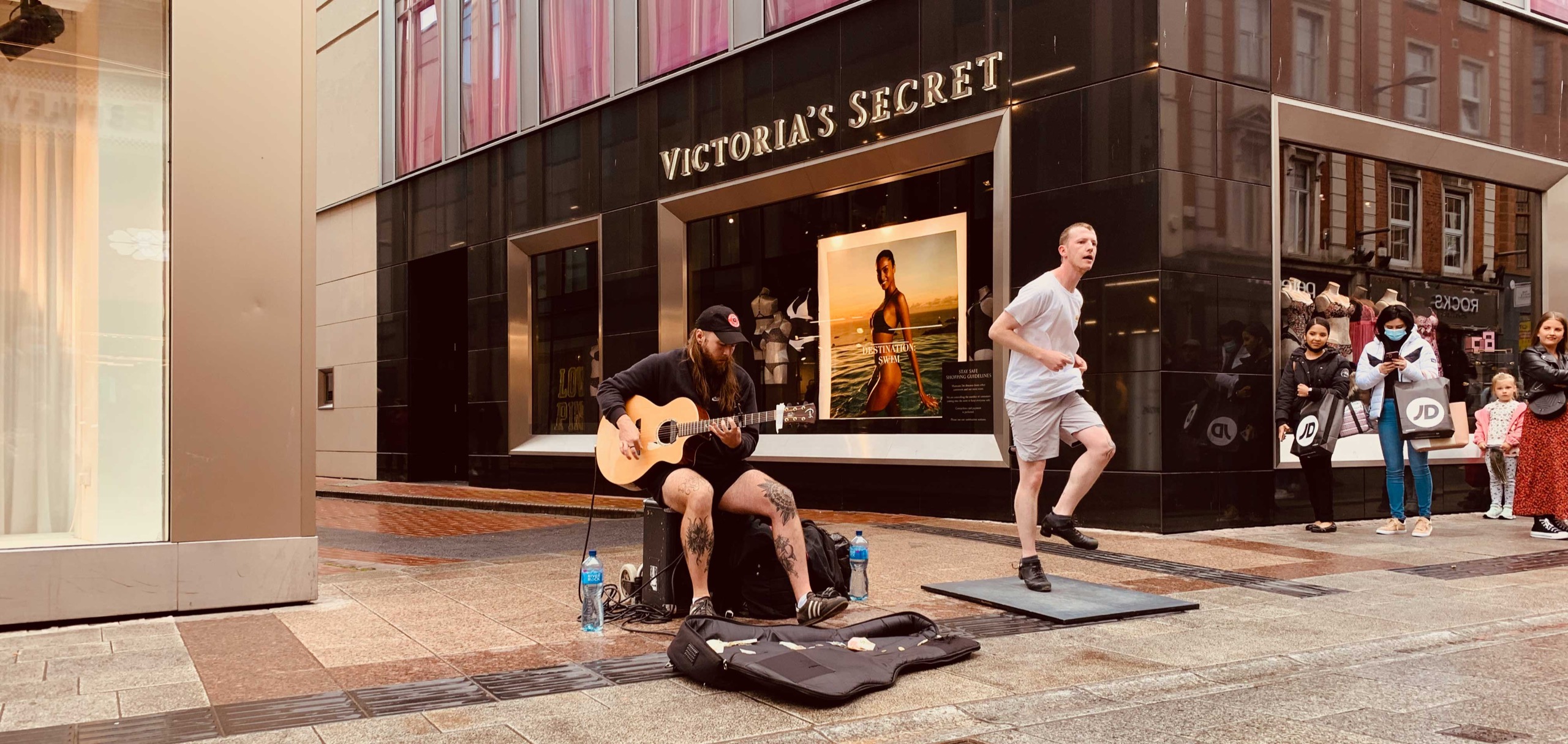 Irish Dance auf der Grafton Street