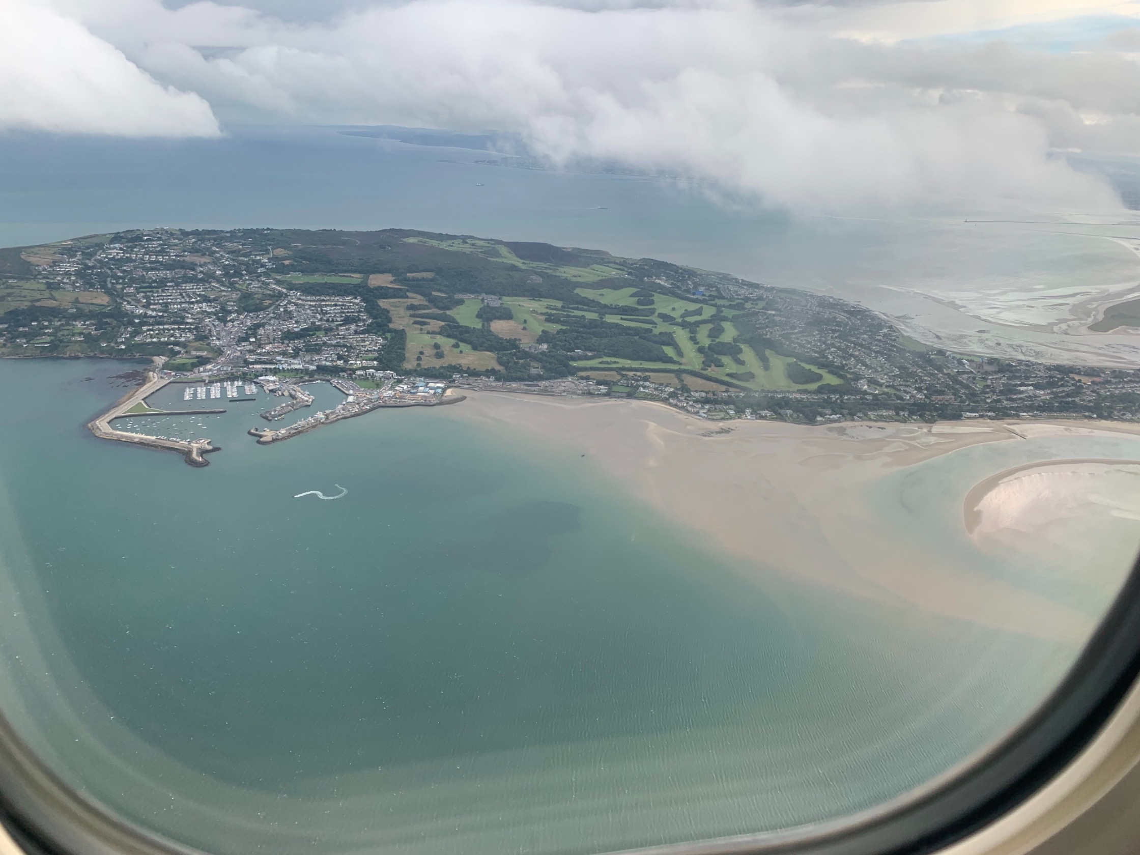 Anflug auf Dublin